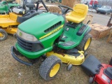 JD 145 lawn tractor w/48in deck