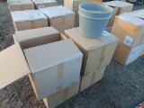 4 11in Clay Pots