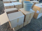 4 11in Clay Pots