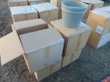 4 11in Clay Pots