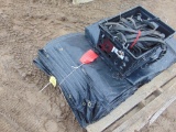Steel tarp w/ bungee cords