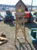Welcome Birdhouse Stand