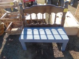 Wood bench