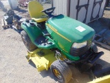 JD X465 Lawn Tractor w/54inch Blade & 62inch Deck