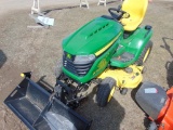 JD X590 Lawn Tractor w/Bucket & 46inch Deck