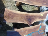 Live Edge Wooden Bench
