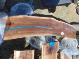 Live Edge Wooden Bench