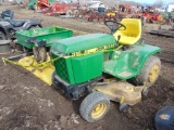 JD 316 Lawn Tractor w/Deck-Snowplow-Trailer