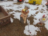 Girl with fishing pole