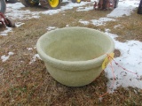 Concrete flower pot