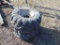 2 tires and rims AT24x11-10