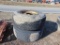 2 tires and rims 425/65R22.5