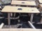 Wood bench with bear