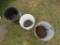 3 Buckets of tire chains