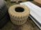 2 fork truck tires 12x8-9