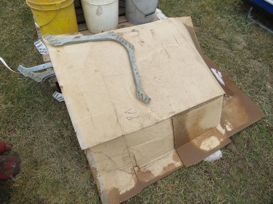 Pallet of truss parts