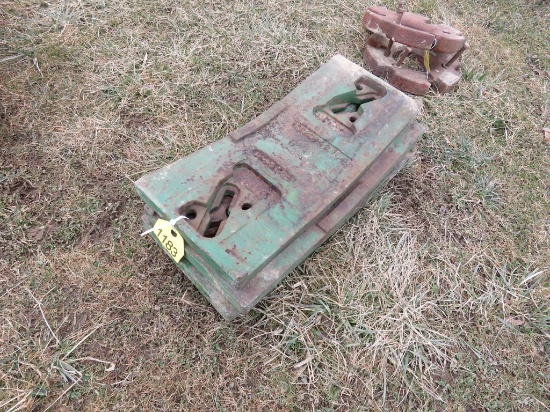 3 JD front weights