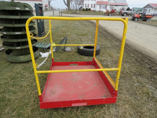 Fork lift cage