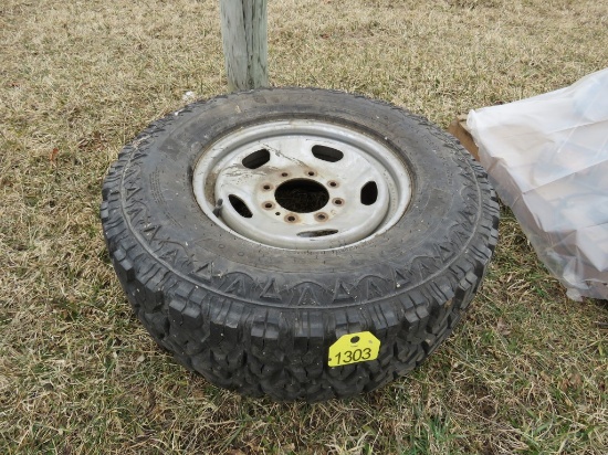 Tire and rim