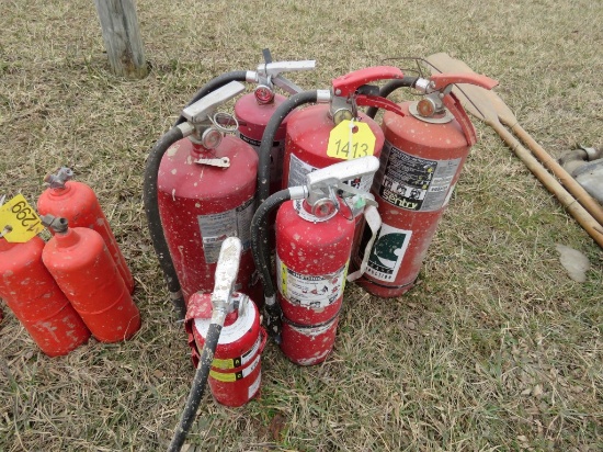 6 Fire extinguishers
