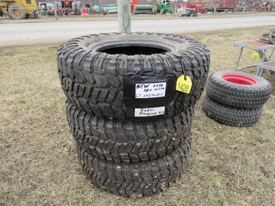 3 Radar tires 295/70R-17