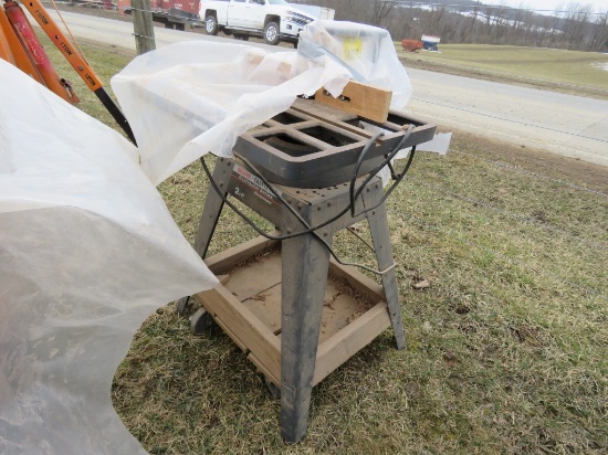 Sears router on stand