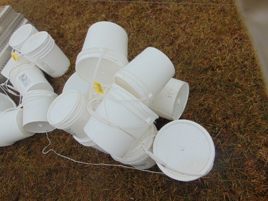 Plastic Buckets w/Lids