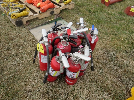 Lot of Fire extinguishers