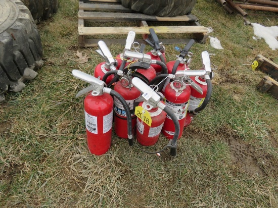 10 fire extinguishers