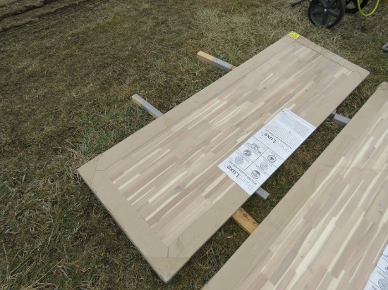 25in X 6ft Butcher block top