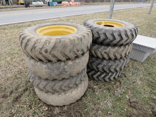 8 tires and rims 7.00-15