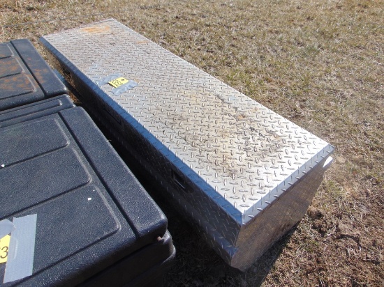 Diamond plate truck tool box