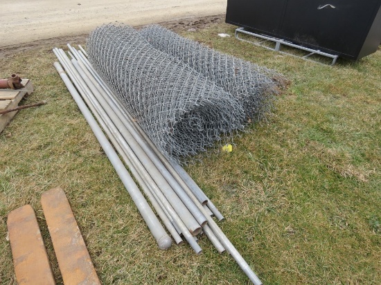 Chain link fence