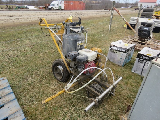Walk behind line painter