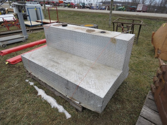 L shape fuel tank
