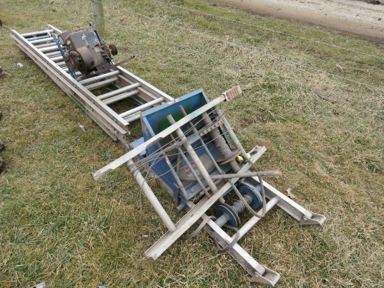 Power ladder lift