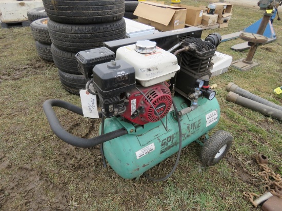 Aircompressor with gas engine