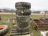 2 tires and rims 12-16.5