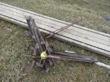 Ladder jacks and 2 wood 24ft picks