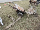 Walk tractor cultcher s burrmill plow