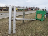 Pair of clothes line post