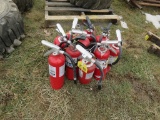 10 fire extinguishers