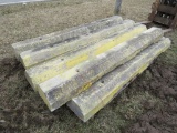 Cement car bumper blocks