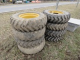 8 tires and rims 7.00-15