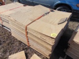 Pallet of plywood
