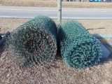 Chain link fence w/ top rail