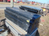 Pair of Diamond plate truck tool boxes