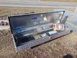 Diamond plate truck tool box