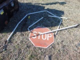 Gate cable w/ stop sign