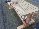 Free Standing 6ft Wooden Glider